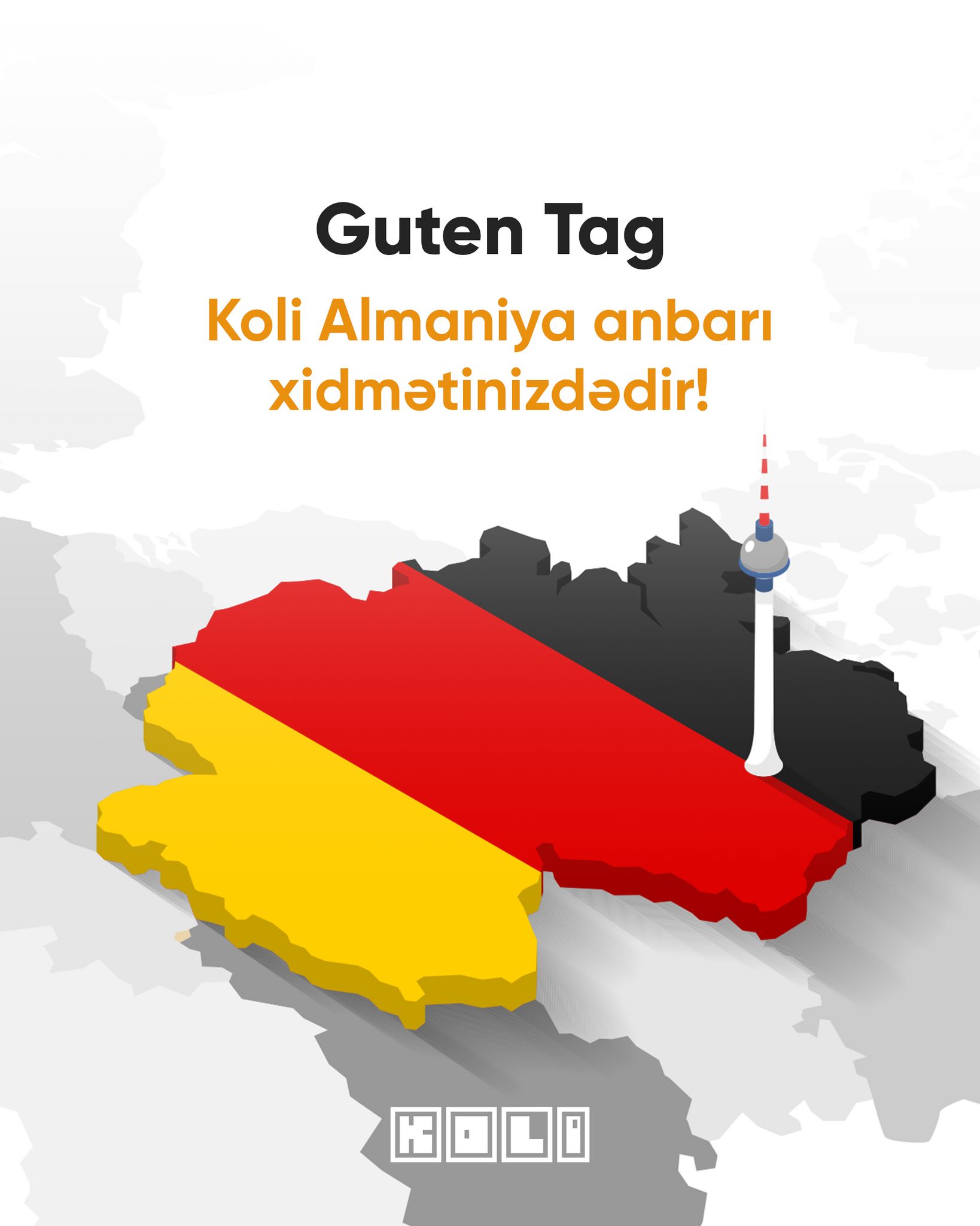 Koli ilə Almaniyadan çatdırılma!